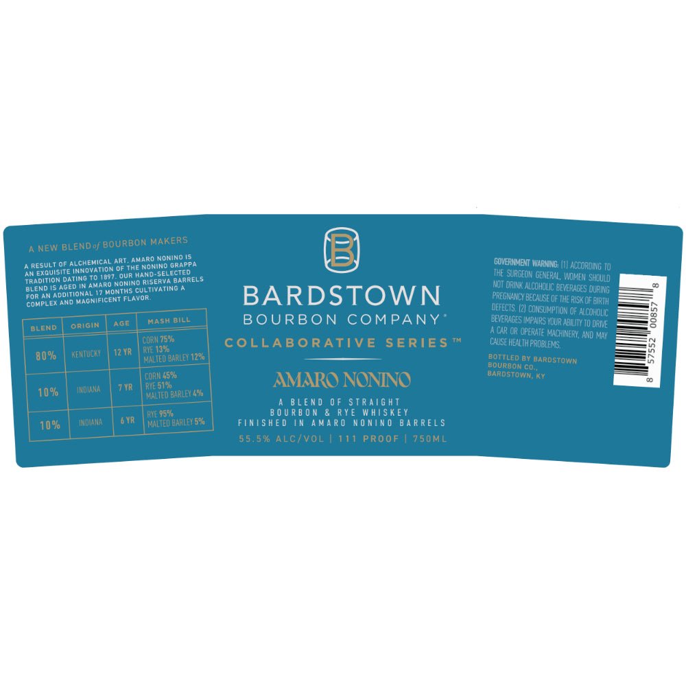 Bardstown Bourbon Collaborative Series Amaro Nonino Blended Whiskey (limit 1)