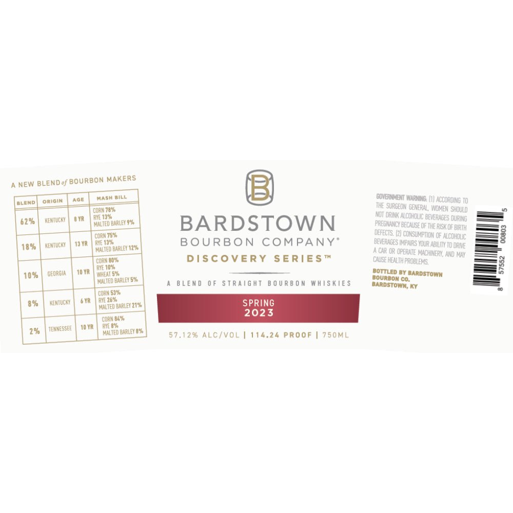 Bardstown Bourbon Company Discovery Series Spring 2023 Blended Bourbon