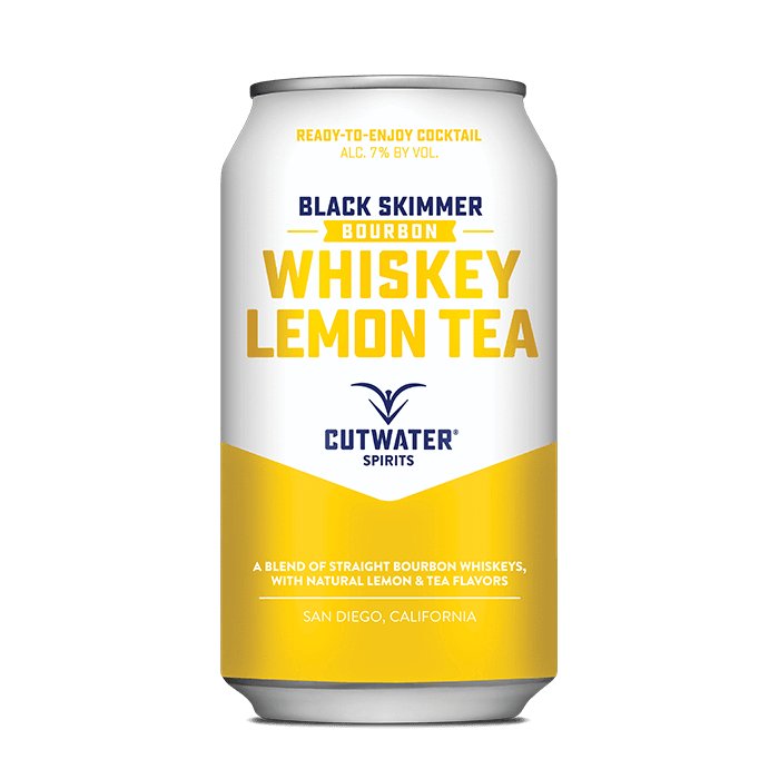 Black Skimmer Whiskey Lemon Tea (4 Pack - 12 Ounce Cans)