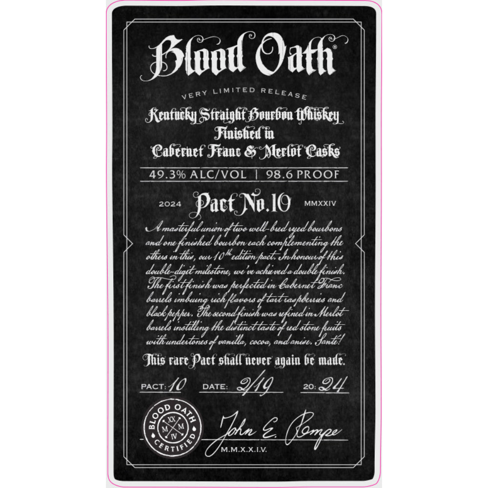 Blood Oath Pact No. 10