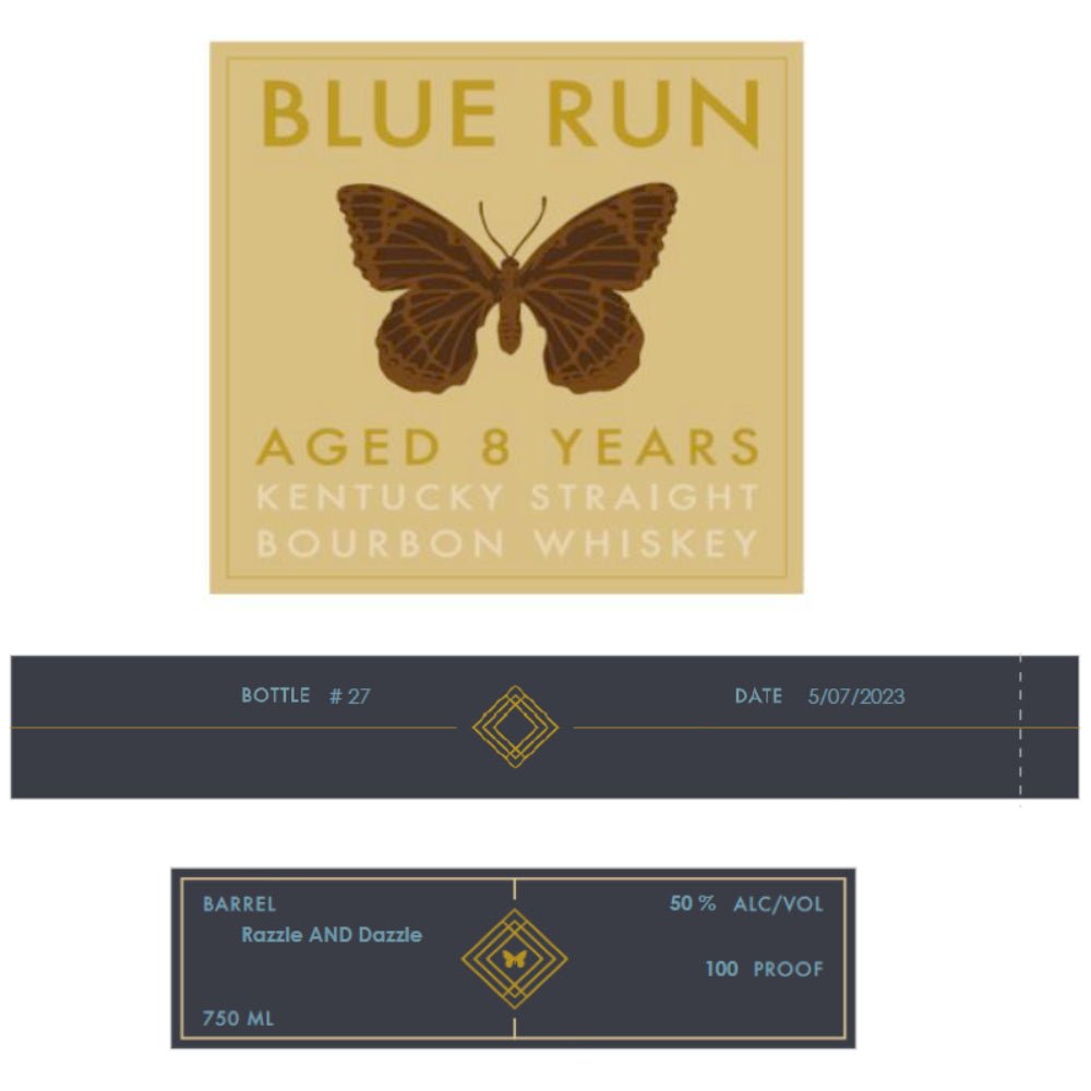 Blue Run 8 Year Old Razzle and Dazzle Straight Bourbon