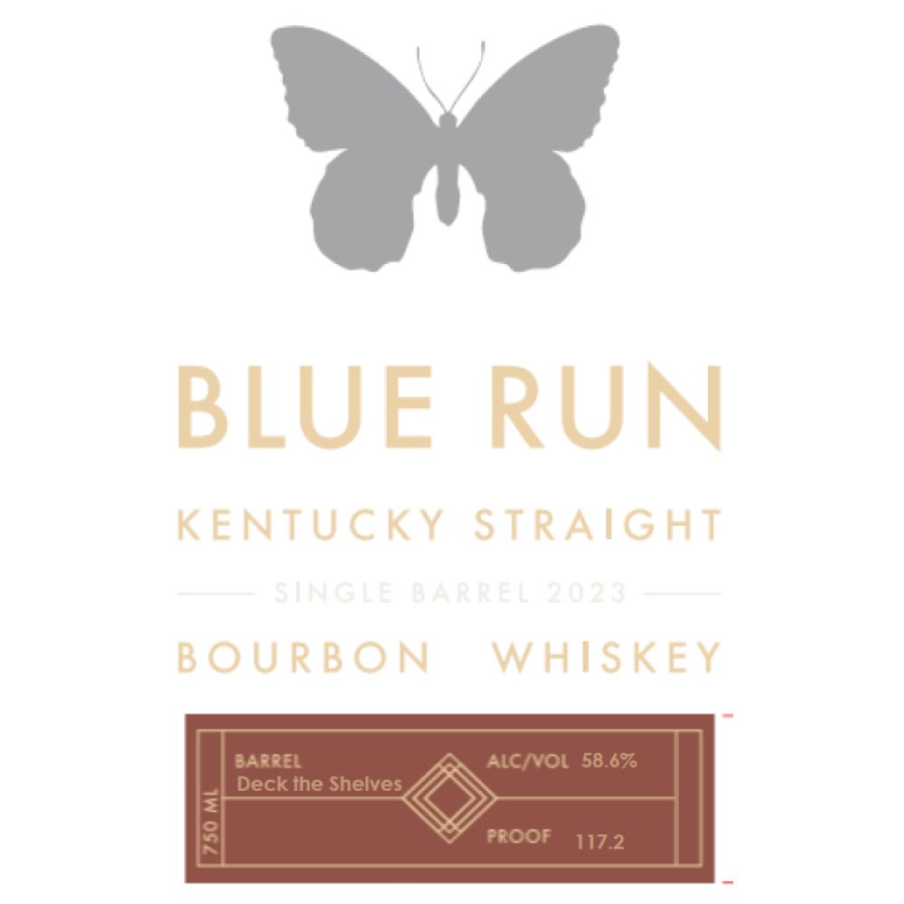 Blue Run âDeck the Shelves' Single Barrel Bourbon 2023