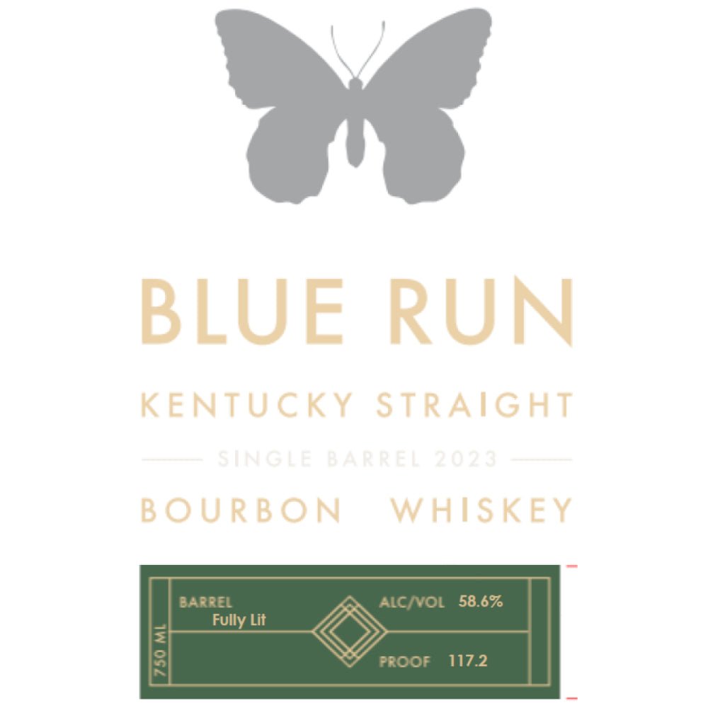 Blue Run âFully Litâ Single Barrel Bourbon 2023