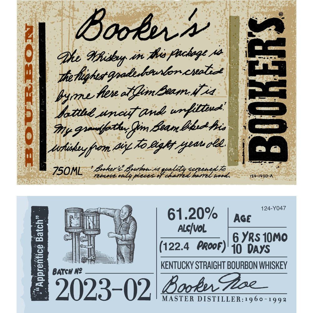 Booker's Bourbon 2023-02 âApprentice Batchâ