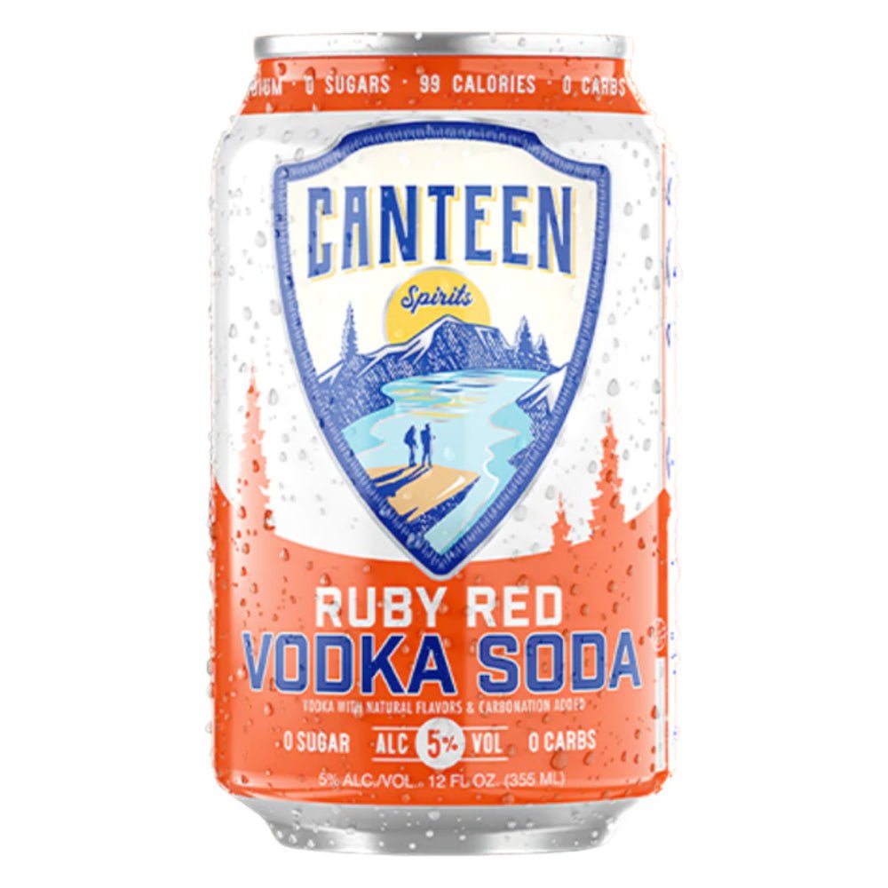 Canteen Ruby Red Grapefruit Vodka Soda 6pk