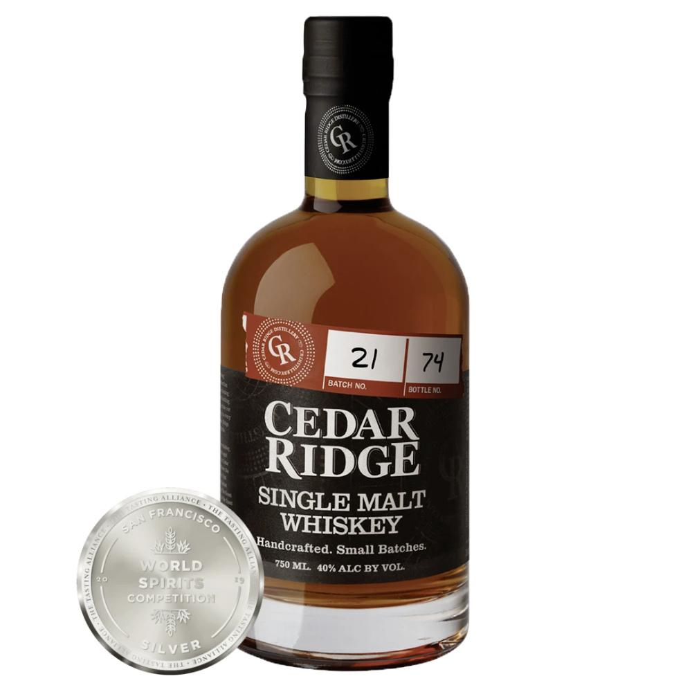 Cedar Ridge Single Malt Whiskey