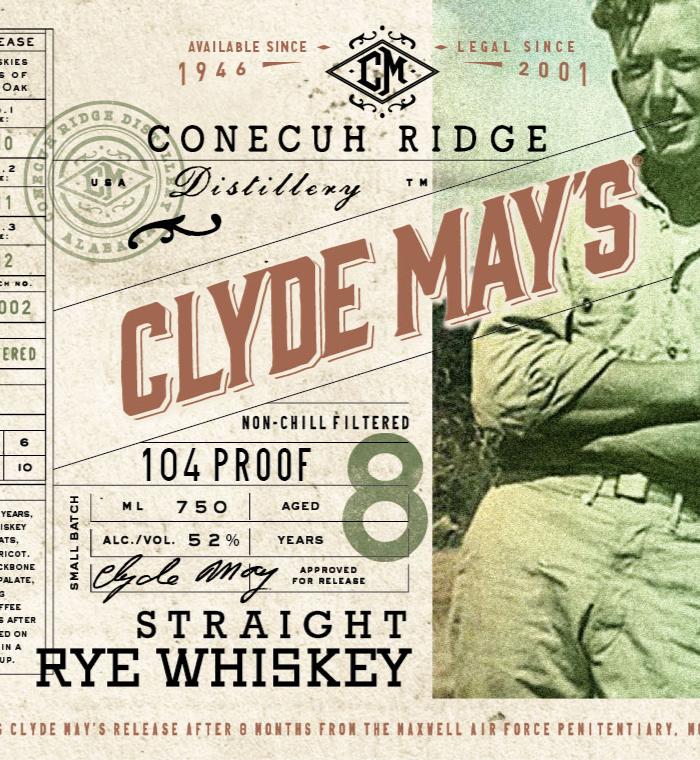 Clyde Mayâs 8 Year Old Rye Whiskey