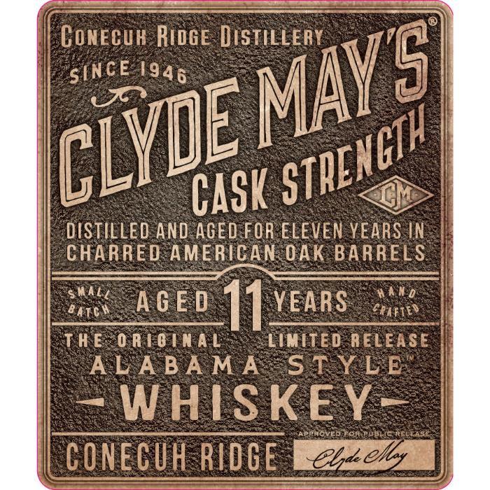 Clyde May's Cask Strength 11 Year Old