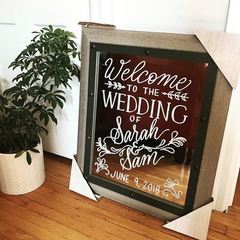 Party welcome sign