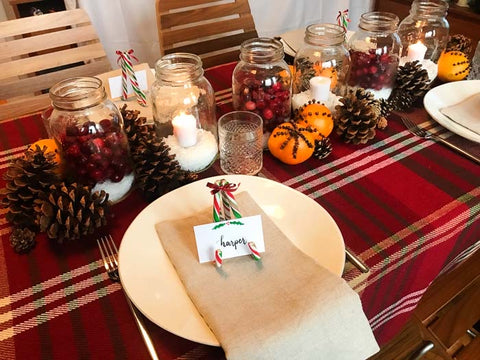 Rustic Holiday Table