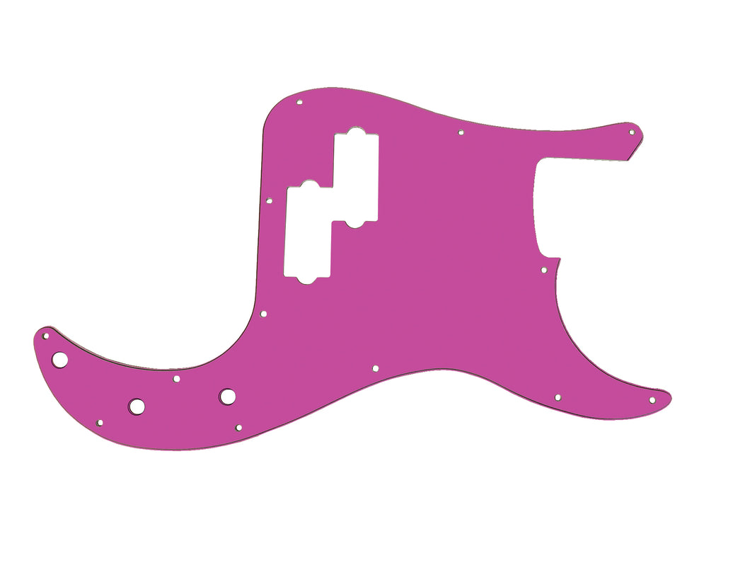 pink p bass pickguard