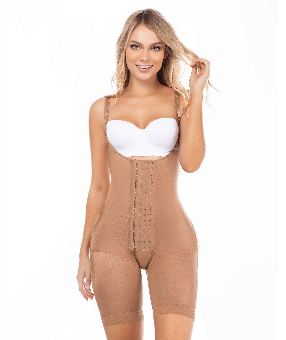 Fajas Colombianas Post-Surgery Shapewear Camisillas con Mangas Up