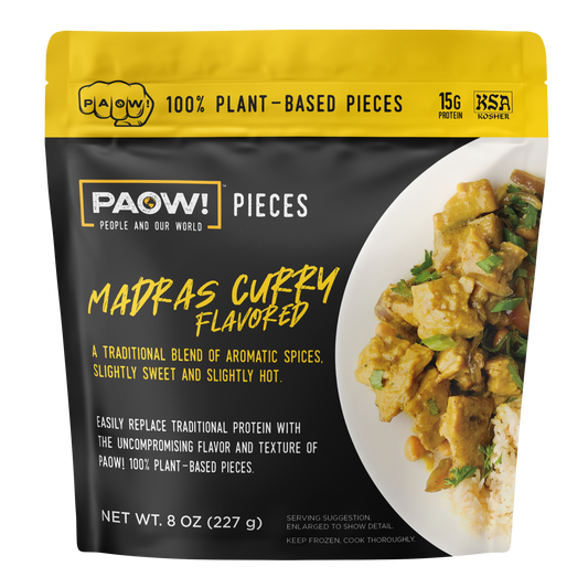PAOW! - Plant-Based Chik'n, Cheese & Spinach Ravioli, 3lbs