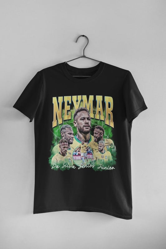 Neymar Neymar Da Silva Santos Junior Neymar Junior Barcelona Brasilien  Olympia Neymar #5 T-Shirt by Leith Huber - Pixels