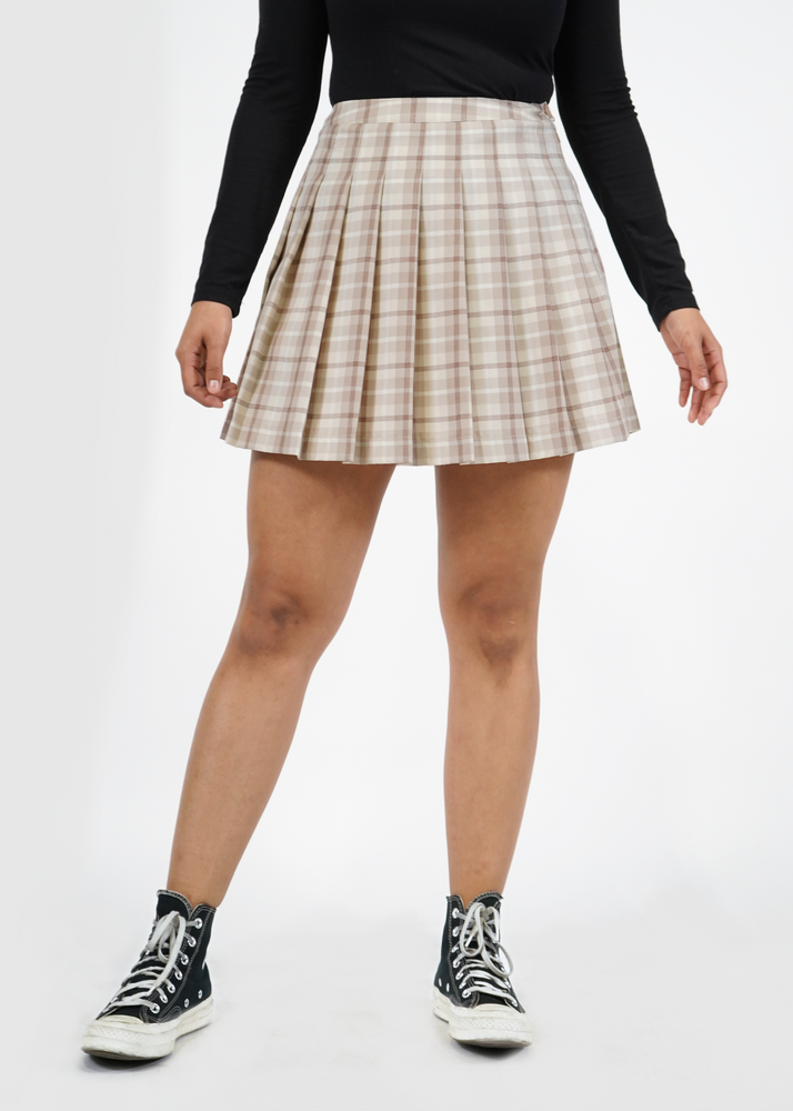 Plaid Skirts High Waist Pleated Skirt Short Micro Skirt Black Mini Skirts  Womens Pink White (Color : Qhg, Size : Small) : Amazon.ca: Clothing, Shoes  & Accessories