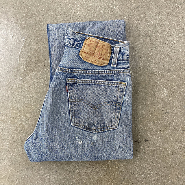 1980s 26x32 Stained Acid Wash Levi's 501s – Red Vintage Co