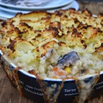 mash and vegetable pie
