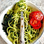 supergreen kale and pistachip pesto for pasta