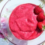 Raw Vegan Raspberry Ice-Cream