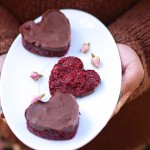 Red Velvet Raw Vegan Beetroot 'Bounty' Heart Bars