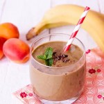 chocolate and hazelnut green smoothie