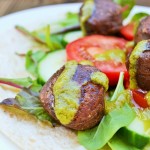 spicy red falafel