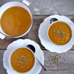 Harissa Baked Butternut Squash Soup