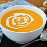 creamy butternut squash and coconut soup