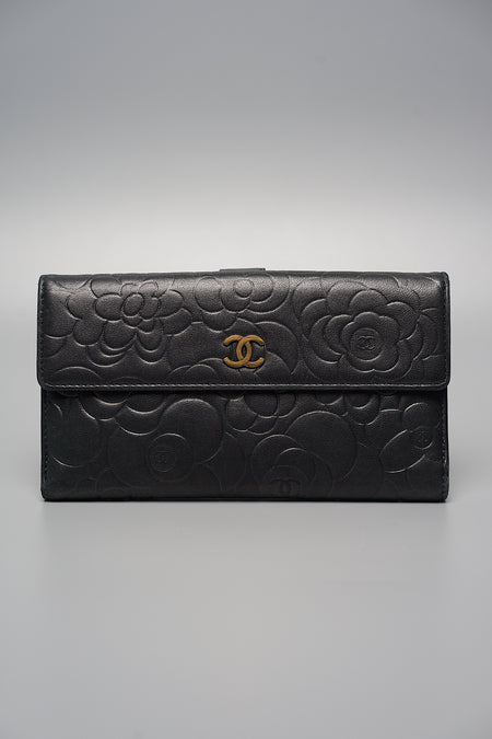 Chanel Timeless Pink Caviar Long Flap Wallet– orangeporter