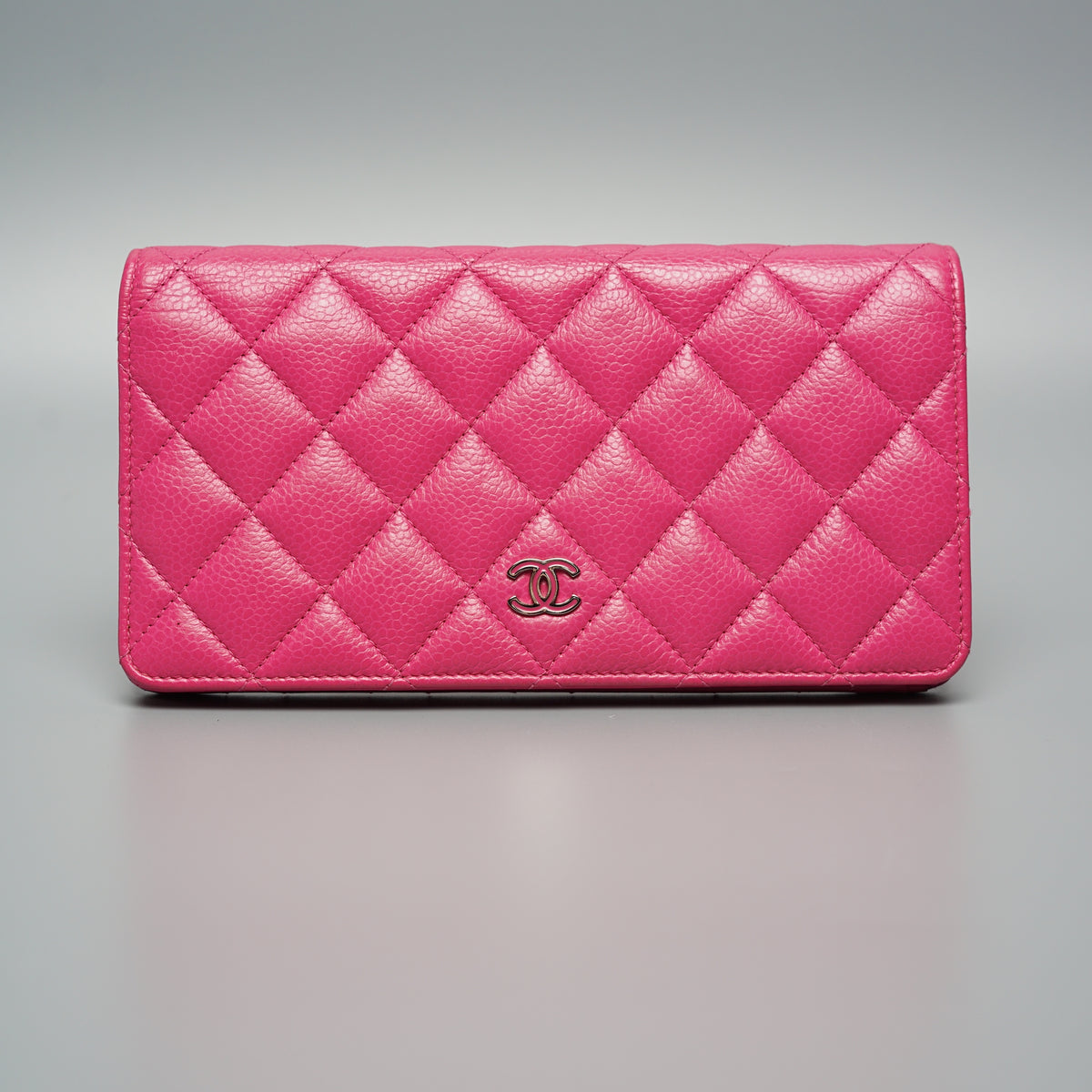 BNIB Chanel Classic Flap Sakura Pink Chevron Long wallet Luxury Bags   Wallets on Carousell