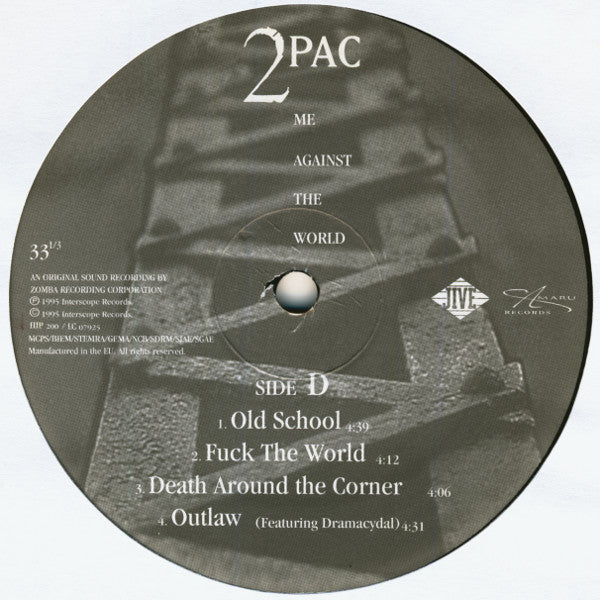 2Pac   Me Against The World　レコード