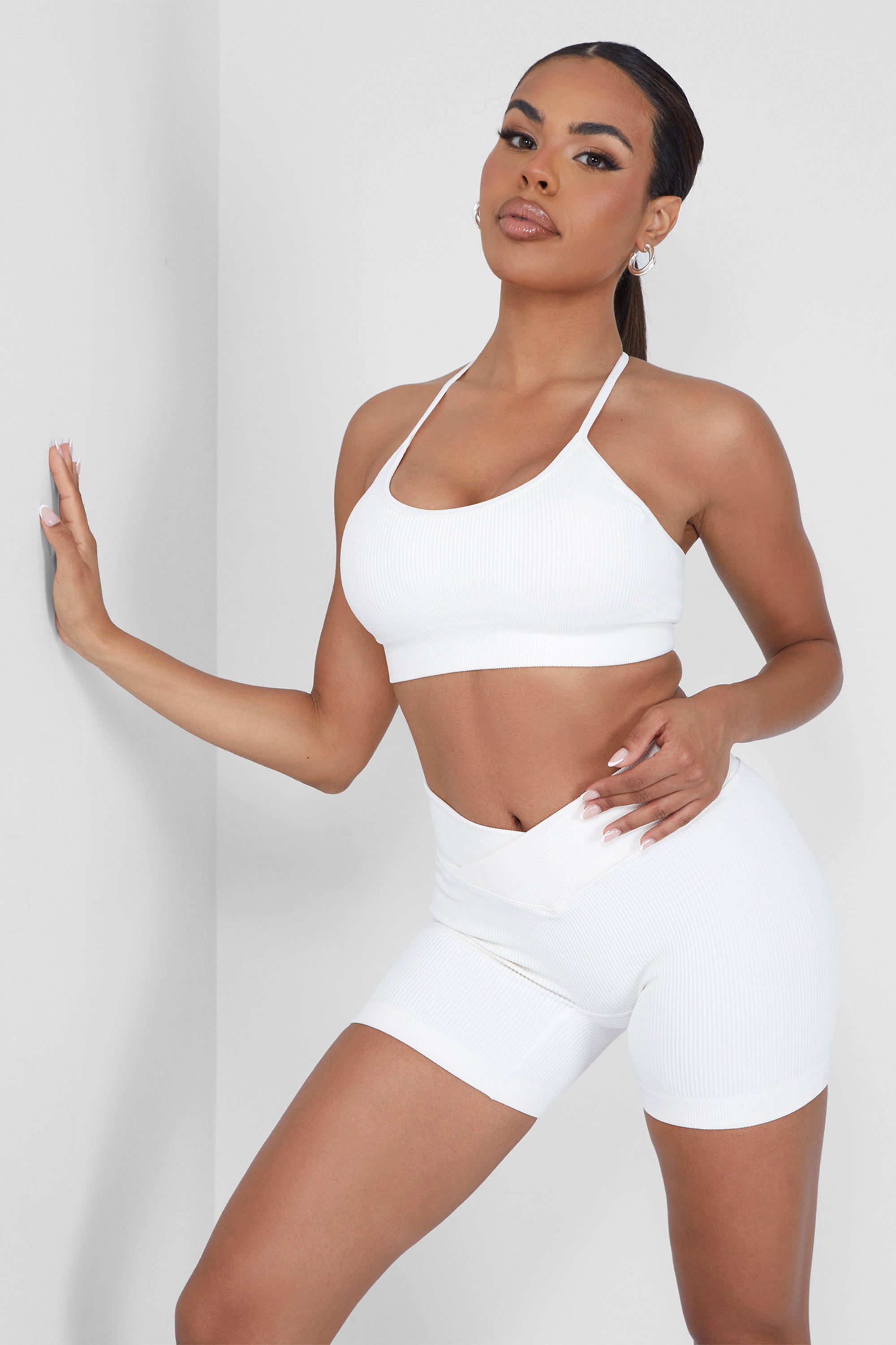 Seamless Bralet White UK L