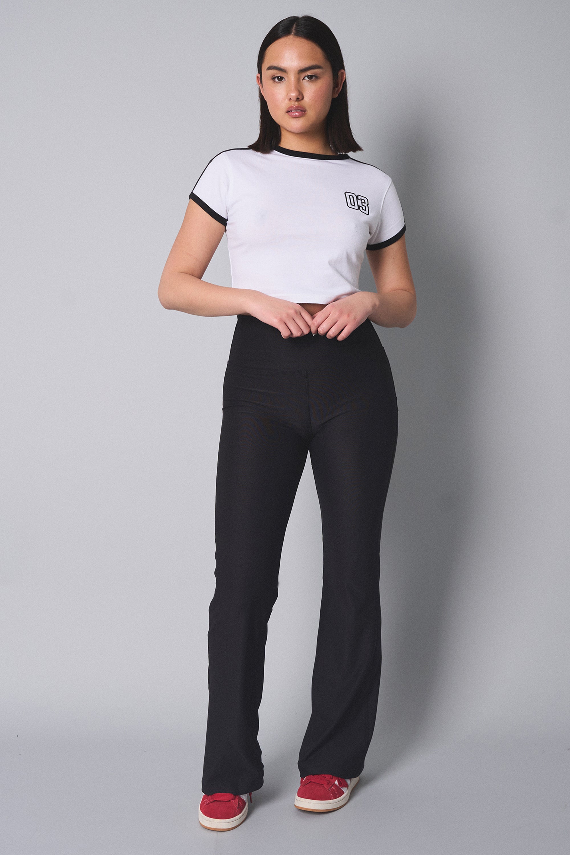 Image of Kaiia Yoga Pants Black UK XS