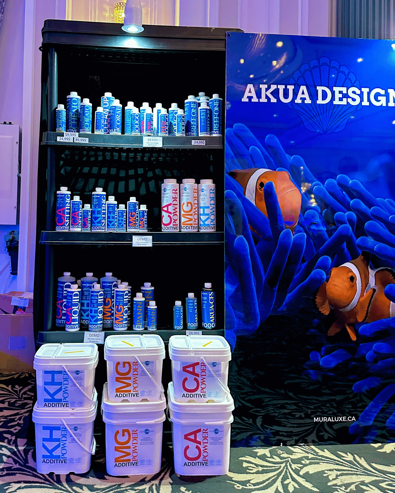 Gamme Produits en Eau de Mer Akua Design