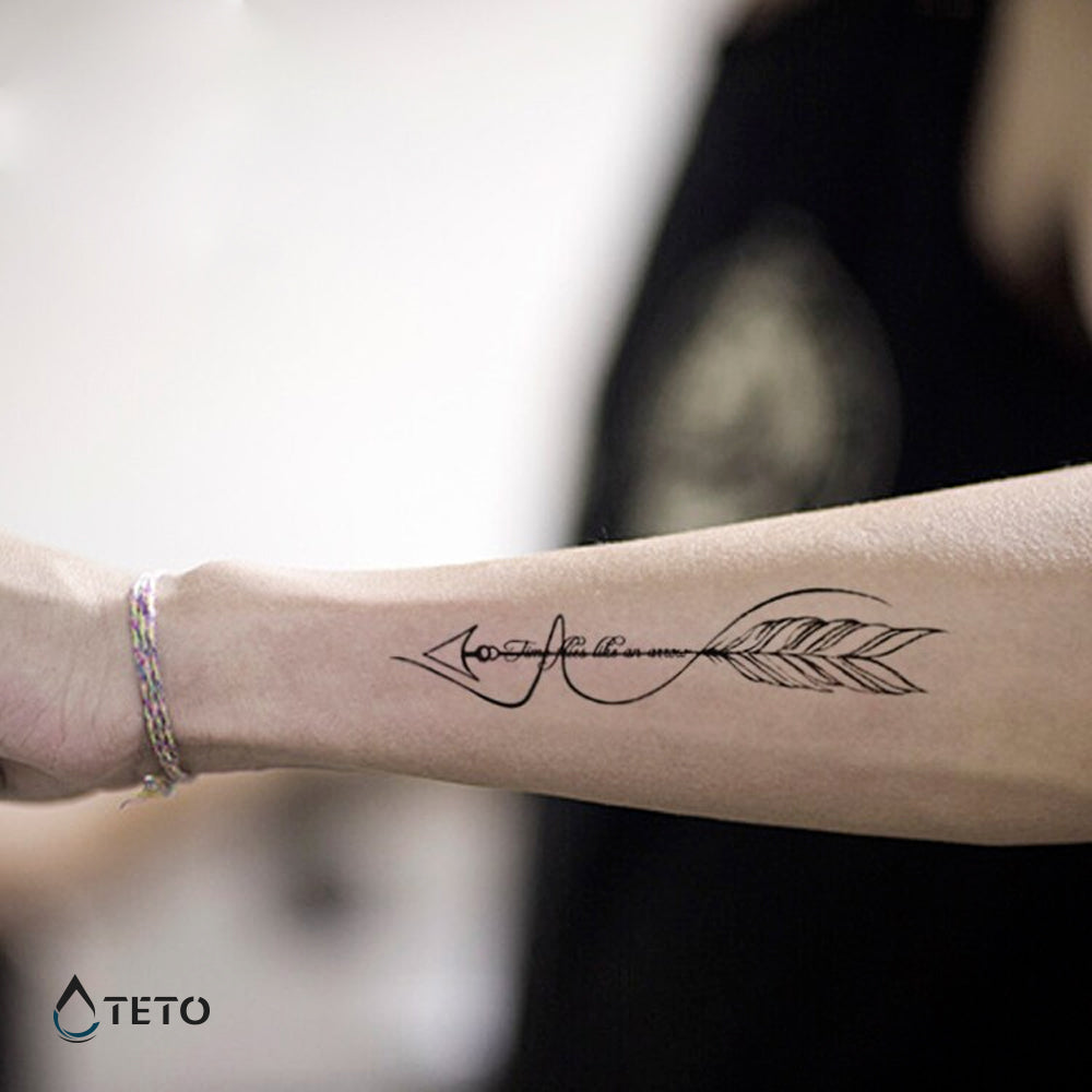 Teto - Tatuajes Temporales - Flecha ligera Tipo B - Set mediano - Teto.do –  Mercados Latam