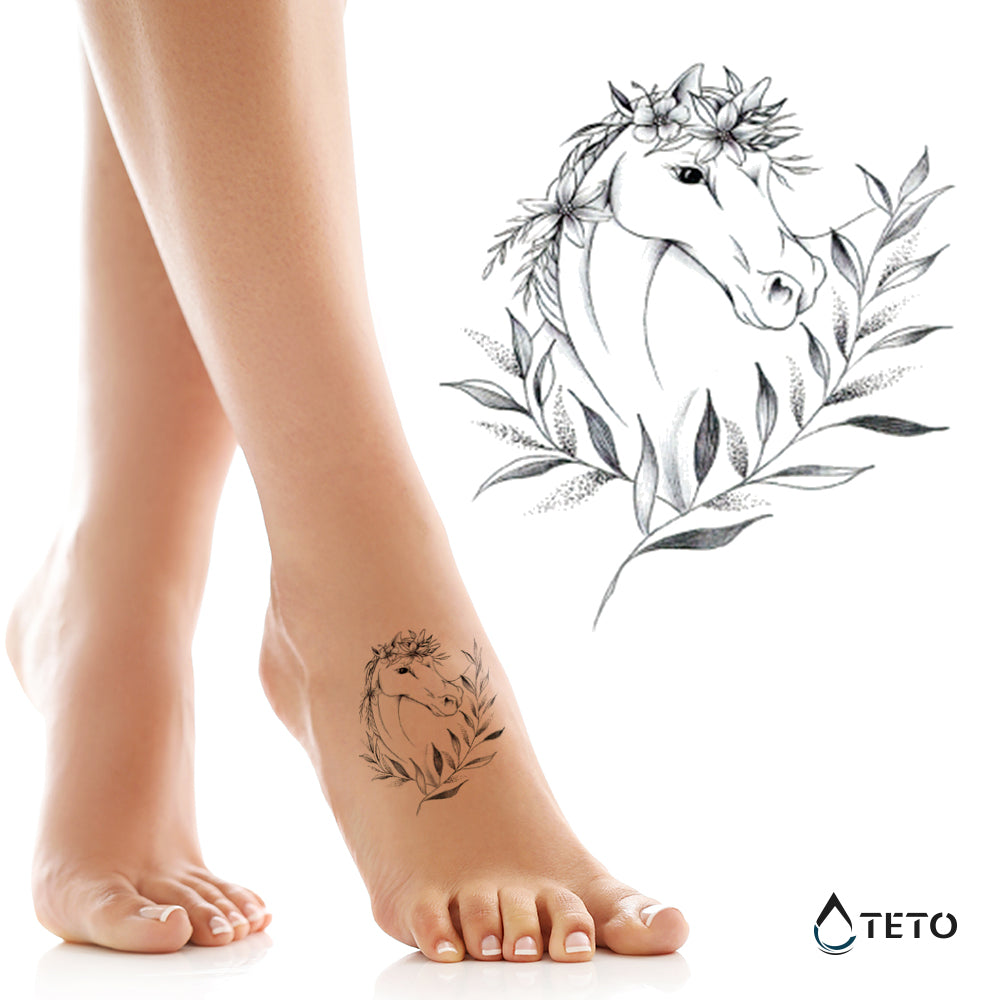 Teto - Tatuajes Temporales - Caballo - Pequeño - Teto.do – Mercados Latam