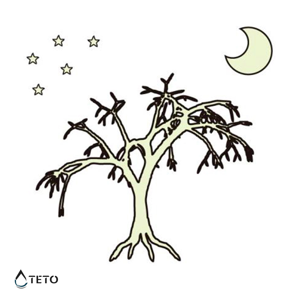 Teto - Tatuajes Temporales - Árbol bajo Cielo - Brillante - Teto.do –  Mercados Latam