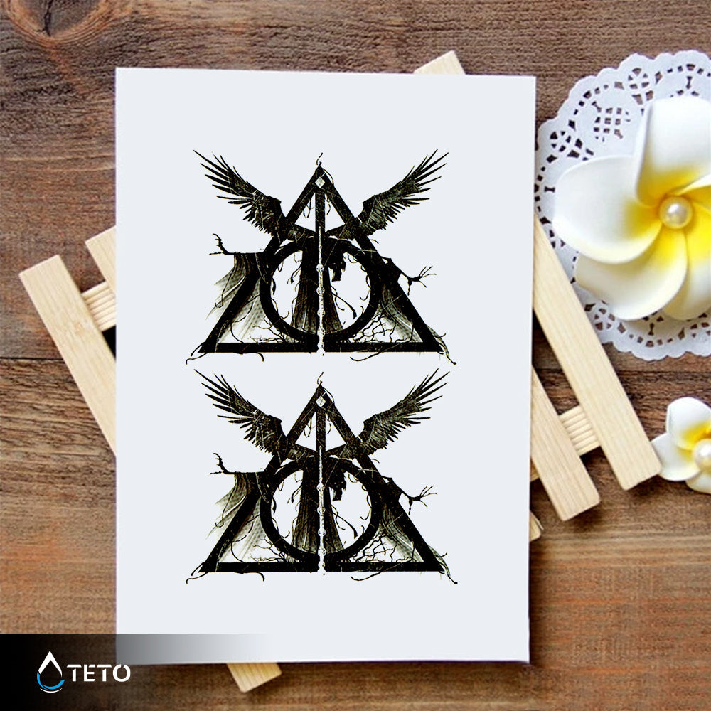 Teto - Tatuajes Temporales - Harry Potter Reliquias de la muerte - Mediano  - Teto.do – Mercados Latam