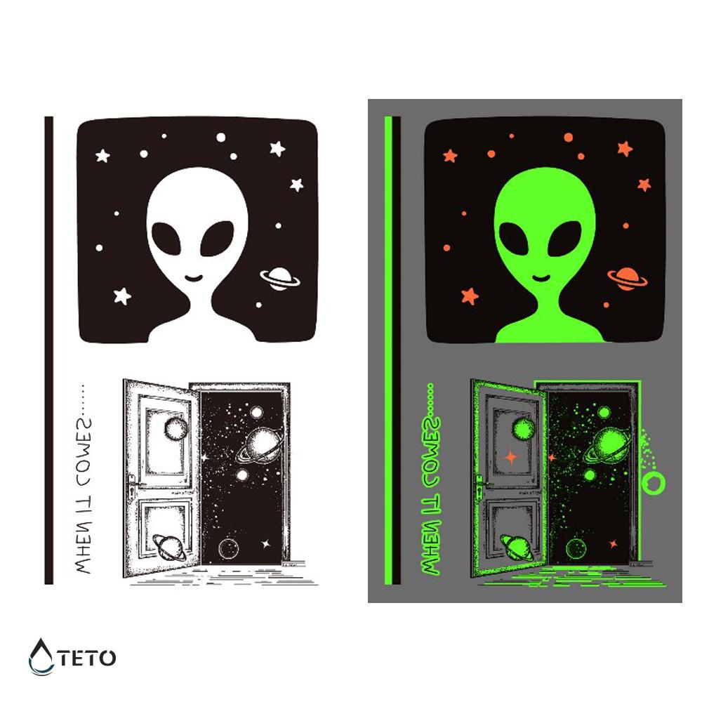 Teto - Tatuajes Temporales - Aliens a casa - Set Brillante  –  Mercados Latam