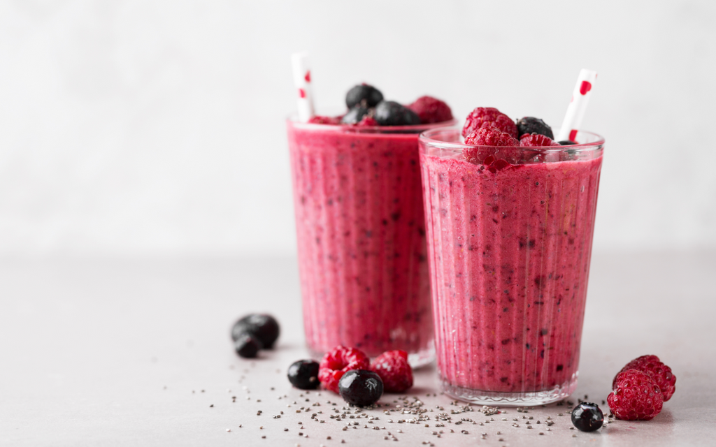 Mixed berry smoothie