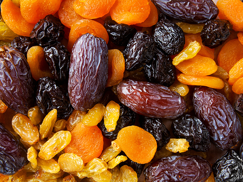 Mixed dried fruits