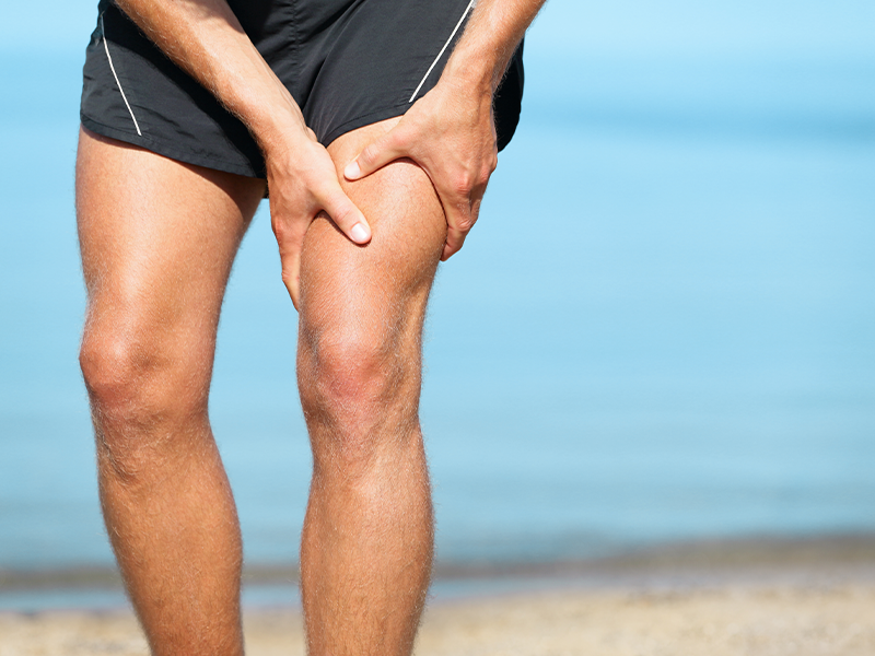 Man suffers from muscle cramps