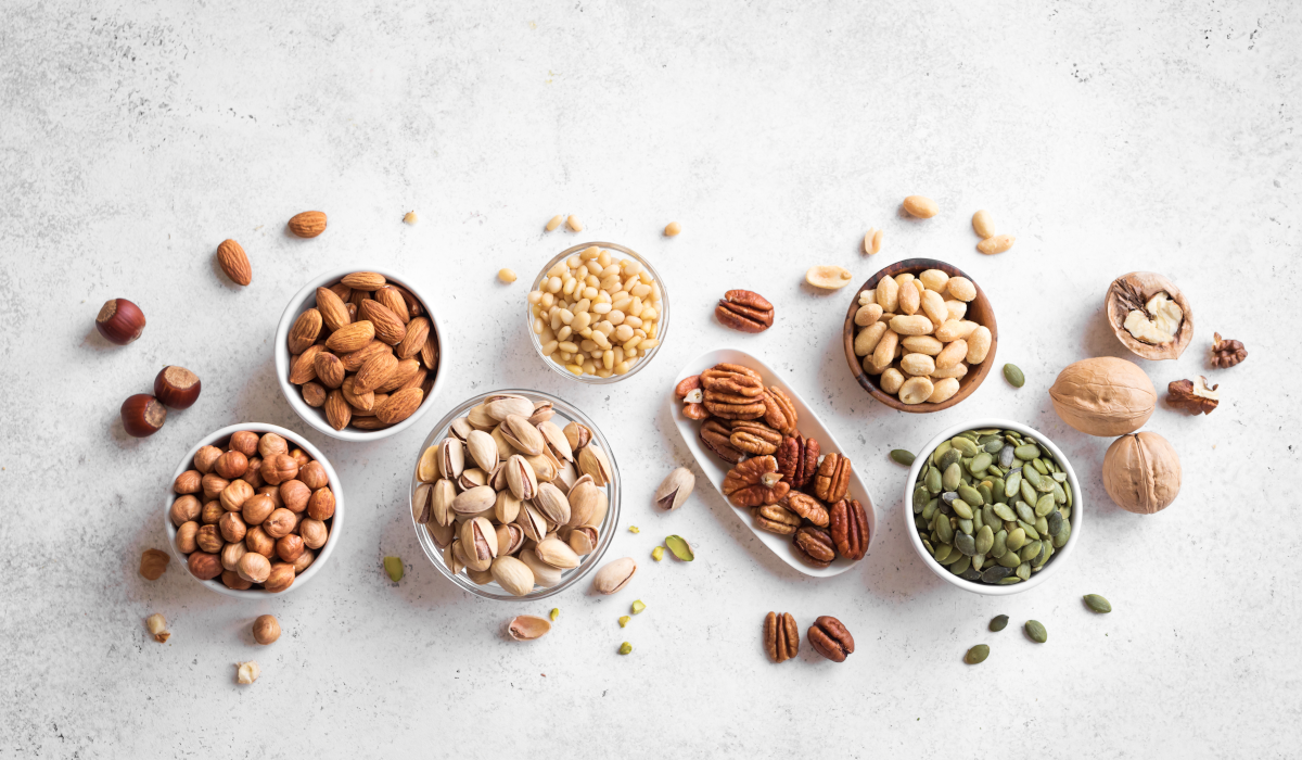 different high protein nuts and seeds