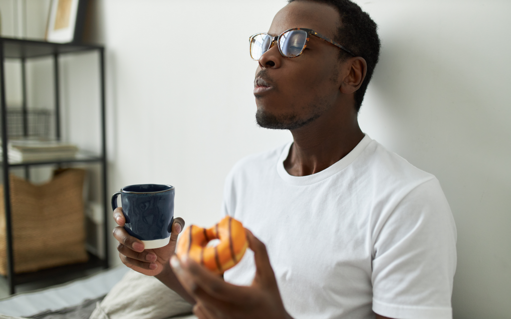 Man has donut food craving