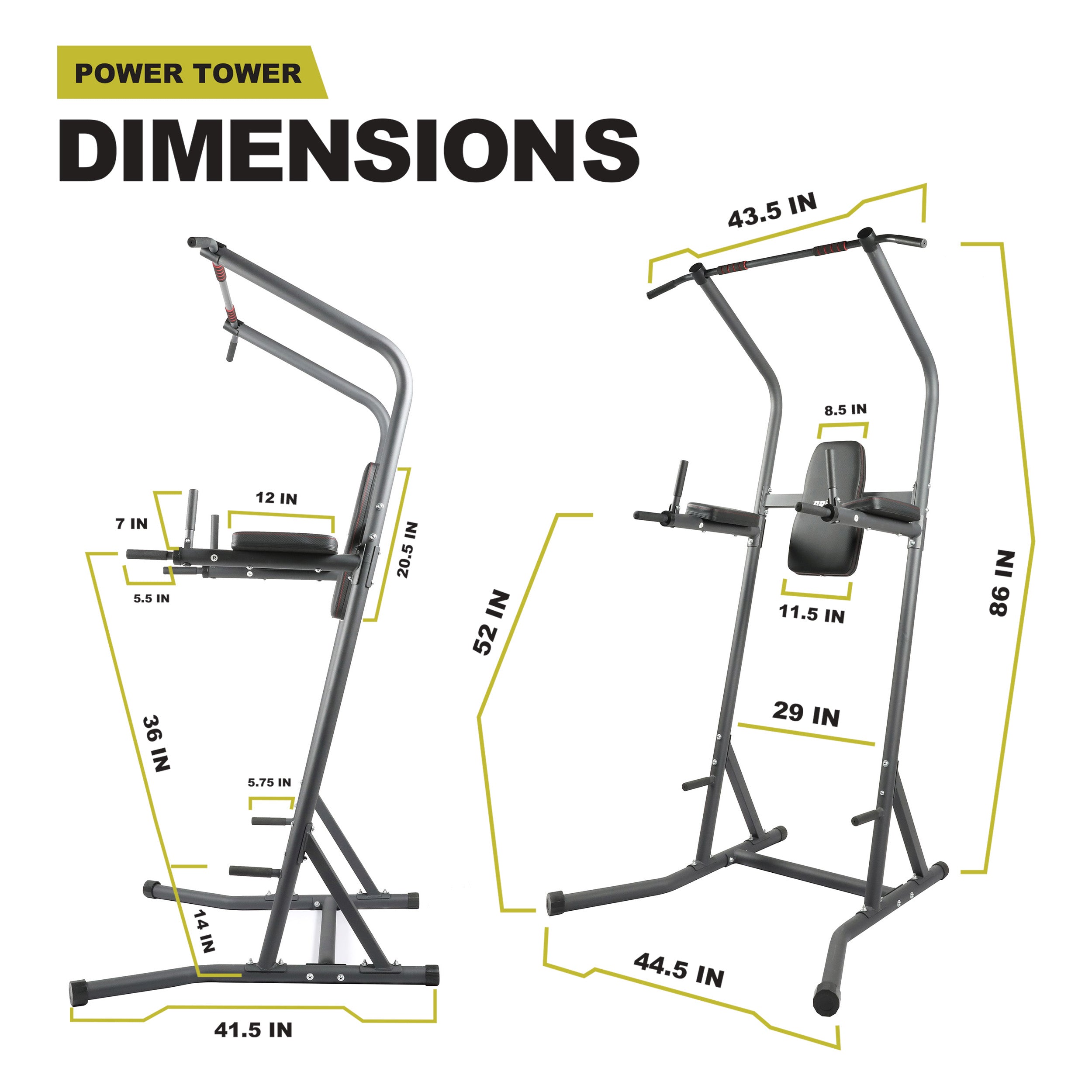 PRCTZ Essential 12mm NBR Exercise Fitness Mat