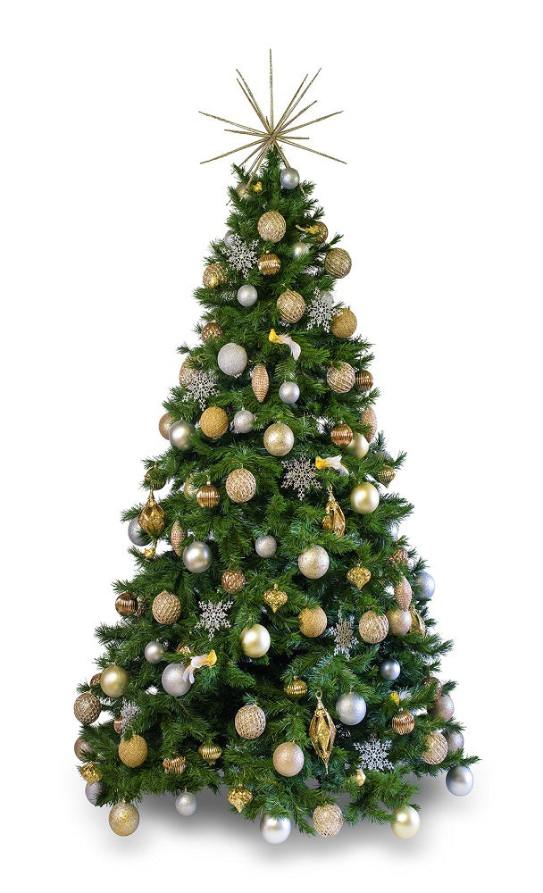  Metallic artificial decorated Christmas  Tree hire  