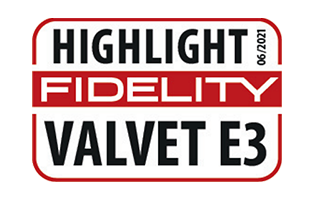 Valvet E3 Fidelity Highlight Award July 2021