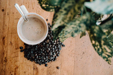 A mug of light roast coffee that’s not bitter