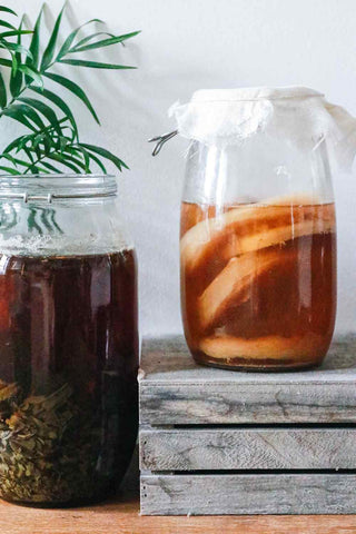 cold brew coffee storage in glass jars