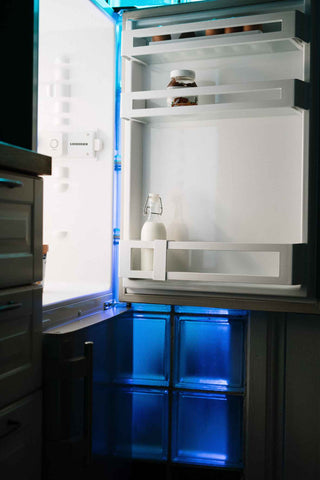 cold brew stored in the refrigerator